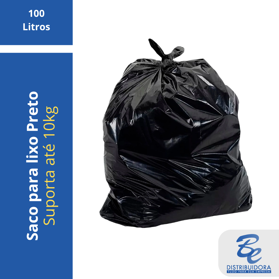 2.png Saco de Lixo Preto 100 litros 80 X 100cm - quilo
