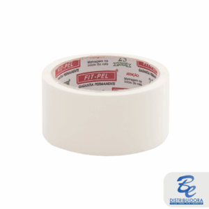 Fita Adesiva Colorida 48mm X 45m Branca - rolo