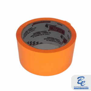 Fita Adesiva Colorida 48mm X 45m Laranja Fluorescente - rolo