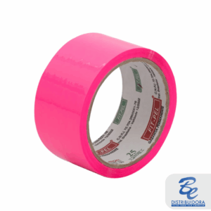 Fita Adesiva Colorida 48mm X 45m Rosa Fluorescente - rolo
