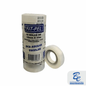 Fita Adesiva Fit-Pel 12mm X 33m - rolo