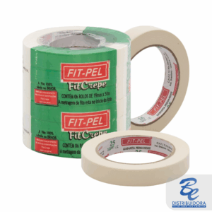 Fita Crepe Fit-Pel 18mm X 50m - rolo