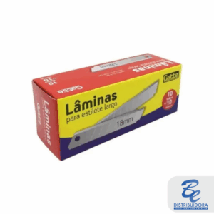 Lâmina para estilete larga 18mm Gatte - com 100 unidades