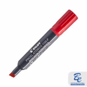 Marcador Permanente Pilot Pincel Atômico 1100-P Recarregável Vermelha - unidade