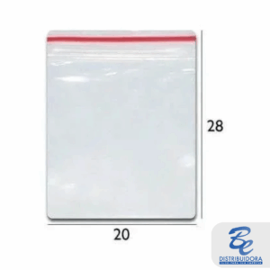 Saco Zip Lock Multiuso N09 20 X 28 cm pacote com 100un