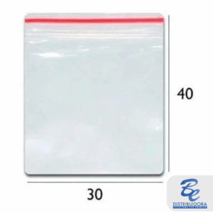 Saco Zip Lock Multiuso N11 30 X 40 cm pacote com 100un