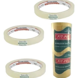 Fita Adesiva Durex Fiti-Pel 12mm x 40m Transparente