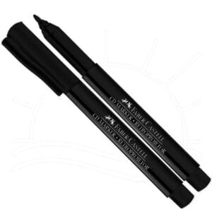 Caneta Marcador Retroprojetor Faber-Castell Ponta Média Preta - Unidade