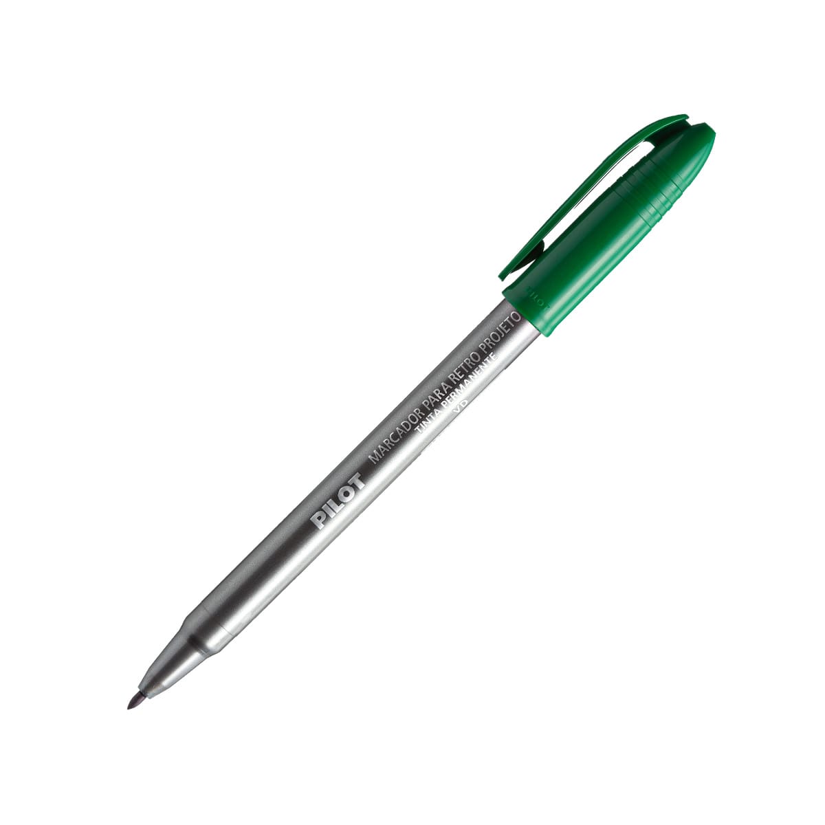 4962.jpg Caneta Marcador Retroprojetor Pilot Ponta Média Verde - Unidade