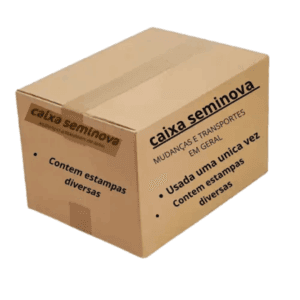 Caixa de Papelão para Mudança e Envio 50x40x30 - Sem Furo - unidade