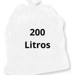 Saco para Lixo Branco Leitoso 200 Litros 93x110cm – Reforçado – pacote com 1 quilo